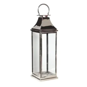 Chrome Hurricane Lantern